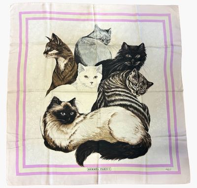 une photo d'une photo représentant un groupe de chats sur une serviette