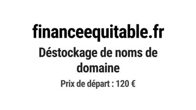Nom de domaine financeequitable.