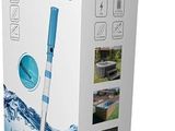 the box is open to show the contents of a water purifier