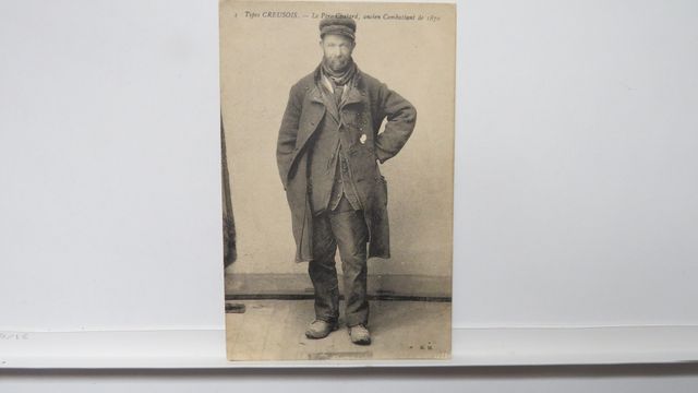 Types creusois : Le Père Chatard, ancien Combattant de 1970 (HM 4...