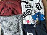 a box with a bunch of clothing on it