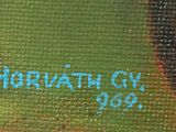 an image of a close up of a painting of a person holding a tennis racquet