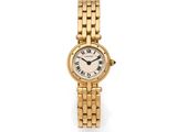 cartier a lady ' s 18ct yellow gold quartz wristwatch