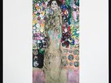 a painting of a woman with flowers in her hair