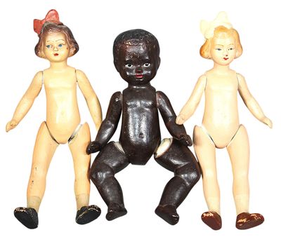 Ensemble en composition comprenant 3 MIGNONNETTES à membres … - Photo 1