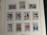 a book with a bunch of stamps on it