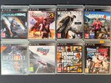 a lot of video games on the table together