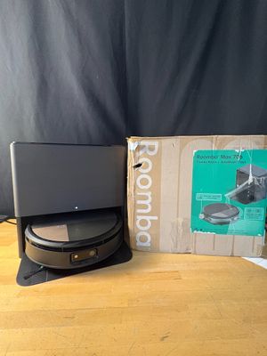 a box with a laptop on it sitting on a table
