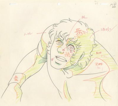 une image représentant le dessin d'un homme dont le visage exprime toute une gamme d'émotions