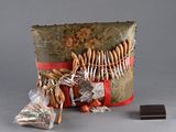 a small bag with some kind of items in it