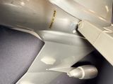 a close up view of a model of a plane