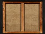 a close up of a picture of a picture frame with a picture in it
