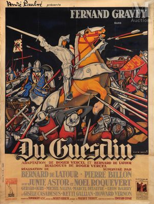 an old movie poster of a man on a horse in front of other men