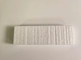 a piece of paper on the table next to a toothbrush
