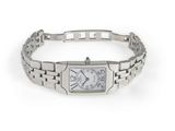 a close up of a wrist watch on a white background