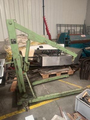 a large machine that is sitting in a warehouse