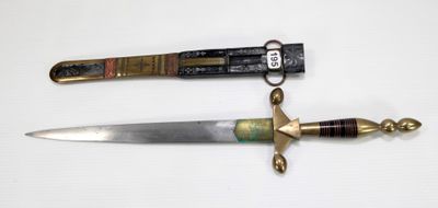 two different types of knives on a white surface