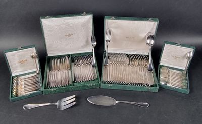 a box of silverware that is sitting on a table