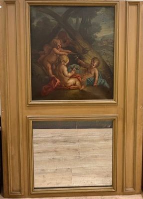 une image d'un tableau sur le mur d'une pièce