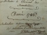 an old book with writing on it with a picture of a horse
