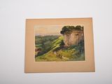a picture of a painting on the wall of a house