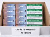 une boîte en carton remplie d'un grand nombre de piles
