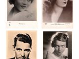 four black and white photographs of a man and a woman