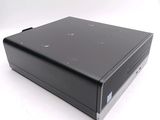 an image of a close up of a black computer on a white surface