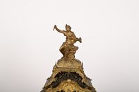 Cartel et son cul de lampe en bronze doré, ciselé et marquet… (photo 2)