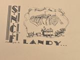 a black and white drawing of a train on the cover of a book