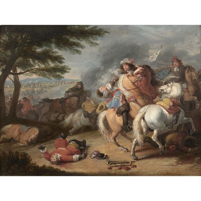 ÉCole FranÇAise Vers 1700, Suiveur DE Jan Van Der Meulen