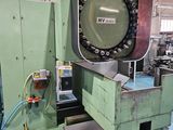 a machine that is sitting inside of a building