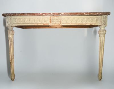 an image of a table with a marble top