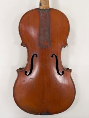 Violon Français fait à Mirecourt, sans marques, Fond d'une p…