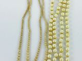 three strand pearl necklaces