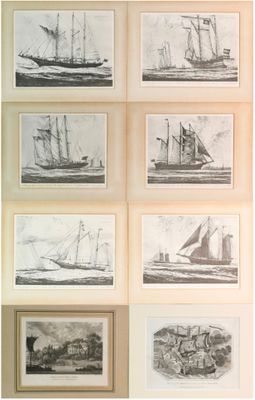 SANDY H Laurence (XXe siècle) "Voiliers en mer"