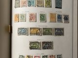 a book with a bunch of stamps on it