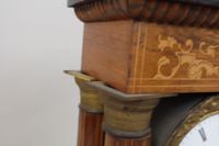 Pendule portique en bois à décor de marqueterie, cadran circ… (photo 3)