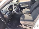 a picture of a car with a steering wheel and a dashboard
