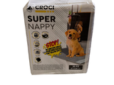 a box of toilet paper with a dog sitting on it