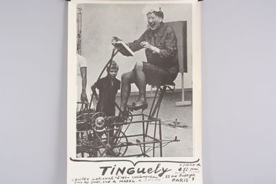 affiche le l'exposition Tinguely au Centre National d'Art Co…