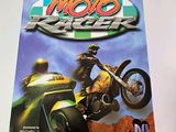 the front cover of a video game called moto racer
