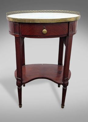 Table de milieu En bois et bois de placage ouvrant par un ti…
