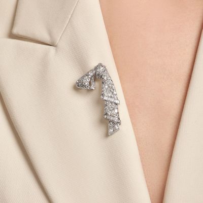 Demi Noeud DE Ruban Diamants Articule