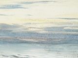 une aquarelle d'un bateau sur l'eau