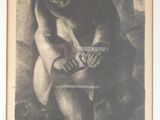 an image of a drawing of a woman sitting on a chair