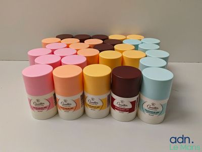 de nombreuses baies de lèvres de différentes couleurs sur la table