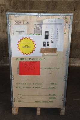 a picture of a model paris 2013 vending machine