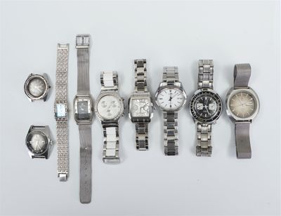 Collection de montres-bracelets vintage de différentes marqu… - Photo 1