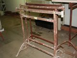 a picture of a workbench in a room that is under construction